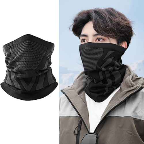 Fiber Neck Gaiter for Winter Outdoor Activities