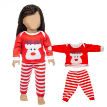 Doll Pajamas Animal Print 16-18 Inch