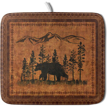 Tapete de secagem de louça Forest Bear em microfibra, 40,6 x 45,7 cm (16 x 18 polegadas)
