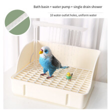 Bain d'oiseaux automatique Orangide pour perruches – Intérieur