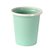 Gestreepte prullenbak met zakhouderring, 3 gallon (ca. 11 liter)
