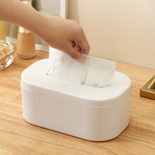 Witte papieren handdoekdispenser met antislipvoet