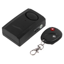 Motorcycle Anti-theft Alarm with Remote Control Black
