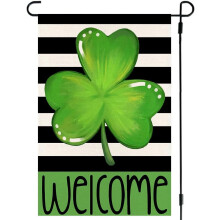 Vlajka Shamrock Garden ke Dni svatého Patrika 12,5x18 palců
