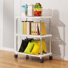 Chariot de rangement avec étagères réglables pour cuisine et salle de bain