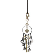 Carillon à vent en forme de sorcière, pendentif pour décoration de porte et pendaison de crémaillère