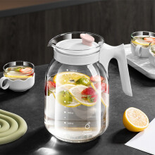 Waterfles van borosilicaatglas, 2,2 liter, lekvrij, brede opening