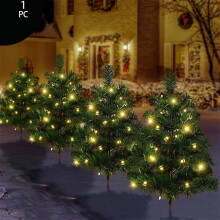 Lampki choinkowe solarne na paliki 120 diod LED 8 trybów IP65 wodoodporne