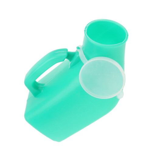 Portable Male Urinal 1000 mL with Spill-Proof Cap 2
