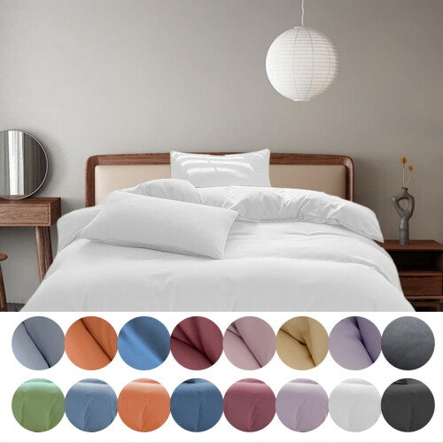 InsCray King Bed Sheet Set with Pillow Covers 4-Piece