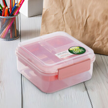 Boîte à bento étanche à double paroi, compatible micro-ondes et congélateur