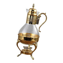 Light Luxury Glass Teapot for Tea Brewing, Elegant Vintage