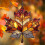 Stained Glass Maple Leaf Ornament Acrylic 1pc 2