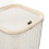 Lixeira de mesa de plástico cinza com tampa (1 unidade) 3