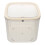 Lixeira de mesa de plástico cinza com tampa (1 unidade) 6