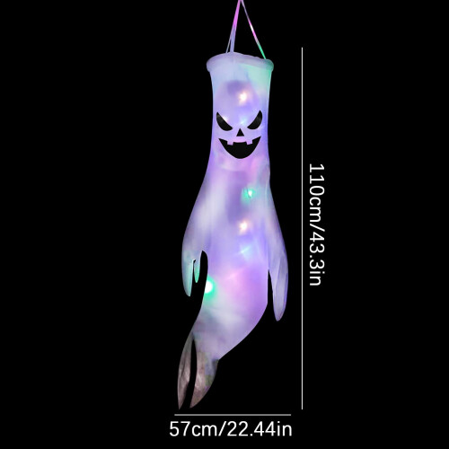 Φωτεινό ανεμόπτερο φαντασμάτων για το Halloween με LED για εξωτερική διακόσμηση 2