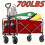 All-Terrain Folding Sports Transporter - Adjustable Handle, 4