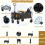 All-Terrain Folding Sports Transporter - Adjustable Handle, 5