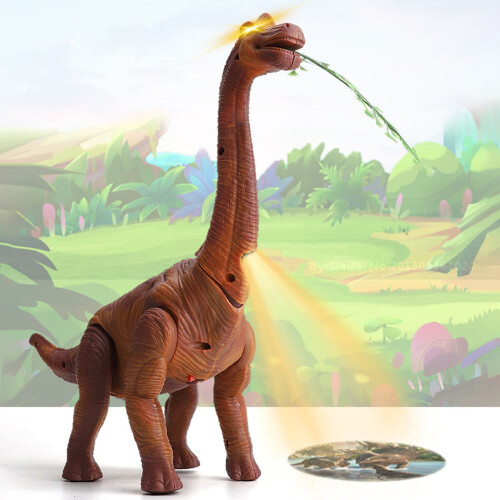 Lysende, gående dinosaurlegetøj med lyd til alderen 2-8 år 1
