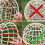 Plastic Chicken Ball Cage with Tunnels 2 pcs 20 cm 6