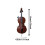 Leather Violin Keychain Retro Style 1 Piece 2