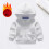 Kinderhoodie, maat 150 (7-8 jaar), winterjas met patchworkletters 2