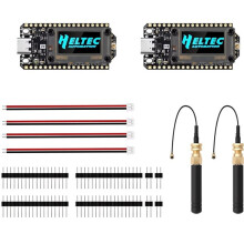 2 Pezzi Heltec WiFi LoRa 32 V4-R8 Dev-Board ESP32-S3R8 SX1262 Nodo WiFi BLE LoRa OLED da 0,96 Pollici per Meshtastic per LoRaWAN