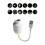 12 in 1 USB HD  Star Projection Lamp Night LED Atmosphere Light 360 Adjustable Plug &  Star Projector 1