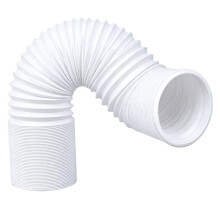 Tubo di Scarico per Condizionatore D'Aria con Filettatura Antioraria da 2 M X 130 mm - Resistente al Calore, Estensibile, Portatile.