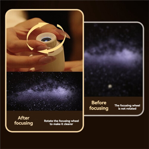 12 in 1 USB HD  Star Projection Lamp Night LED Atmosphere Light 360 Adjustable Plug &  Star Projector 1