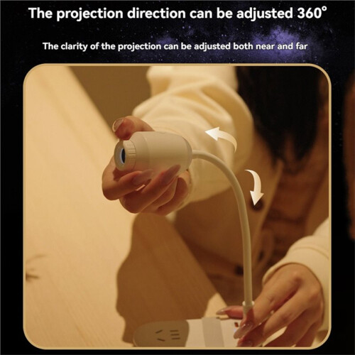 12 in 1 USB HD  Star Projection Lamp Night LED Atmosphere Light 360 Adjustable Plug &  Star Projector 2
