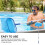 3pcs/Set Pool Skimmer Net with Adjustable Telescopic Pole - Fine Mesh Net 3