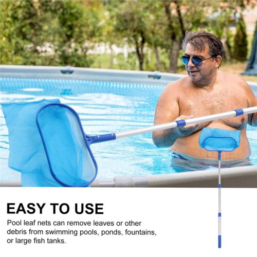 3pcs/Set Pool Skimmer Net with Adjustable Telescopic Pole - Fine Mesh Net 2