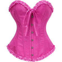 Women’s Slimming Corset Sculpting Lace Vintage Pink XXS — pink lace corset, women's slimming corset, vintage corset xxs