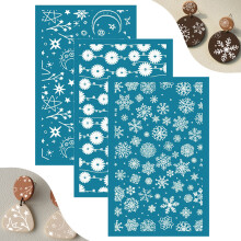 Silk Screen Stencils for Polymer Clay Jewelry Making Kit