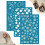 Silk Screen Stencils for Polymer Clay Jewelry Making Kit 1