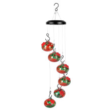 Hummingbird Feeder Wind Chime Rust-Proof Metal 1 pc
