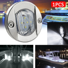 LED Deck Courtesy Light 12V DC 6-LED Waterproof White/Blue