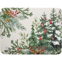 Tapis égouttoir à vaisselle de Noël en microfibre 45 x 60 cm