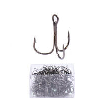 BE-TOOL Treble Fishing Hooks High Carbon Steel 50 or 100