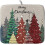 Tapete absorvente para secar louça em formato de árvore de Natal, 40x45 cm (16x18 polegadas). 1