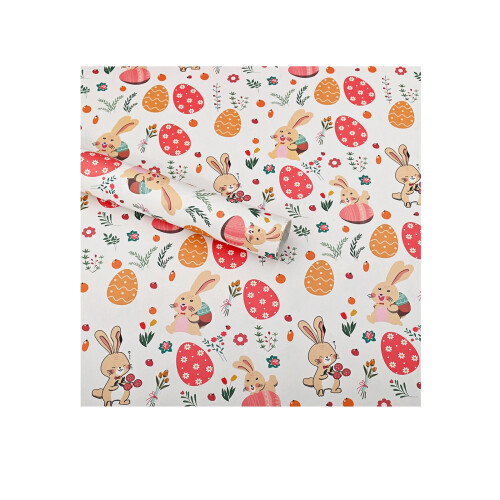 Påskpappersrulle kaninägg blomtryck 27,6x