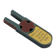 U-shaped leather head polishing device for billiards and