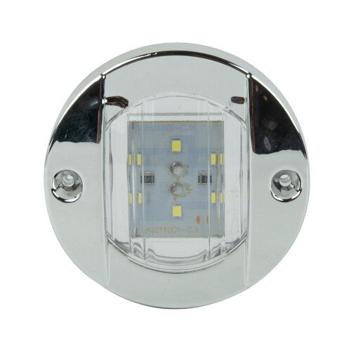 LED Deck Courtesy Light 12V DC 6-LED Waterproof White/Blue 2