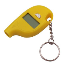 Digital Tire Pressure Gauge LCD Display Mini Keychain