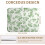 Covoraș de bucătărie Green Clover din microfibră, 45x60 cm 2