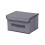 Cotton Linen Storage Box Collapsible 1 Piece 1