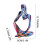 Statuie Graffiti Gânditor Om Decor Abstract Rășină 1 Bucată 3