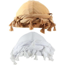 Vintage etnický turban pro muže se střapcem, 2 ks