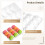 Cutii Macarons Plastic Transparent 24 buc 12 sloturi 4